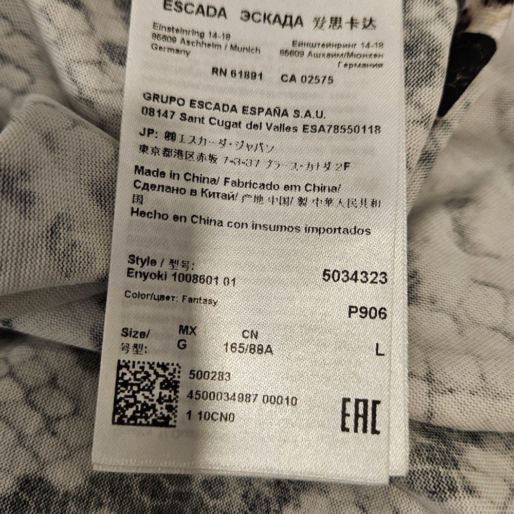 Escada Sport Python Print Tee - image 6